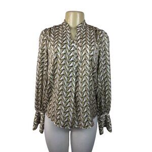 Banana Republic Women's Brown Smock Blouse Sz XS